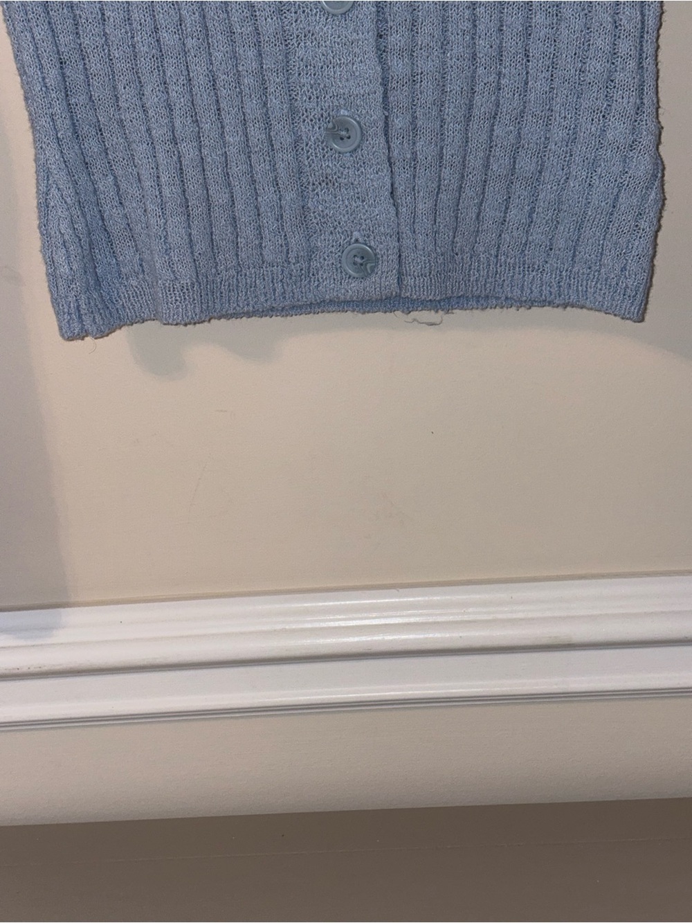 Universal Thread Light Blue Ribbed Button-Front Cardigan - Picture 6 of 12
